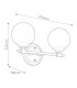Kichler Benno Bathroom Wall Lamp Contemporary Champagne Bronze 3000K IP44 2x G9-3