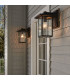 Kichler Cappanna Medium Outdoor Wall Lantern Traditional Textured Black IP44 1x E27-5