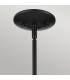 Kichler Deela Slim Pendant Ceiling Light Contemporary Black 1x E27-6