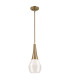 Kichler Deela Slim Pendant Ceiling Light Contemporary Champagne Bronze 1x E27-1
