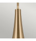 Kichler Deela Slim Pendant Ceiling Light Contemporary Champagne Bronze 1x E27-6