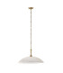 Kichler Delarosa Dome Pendant Ceiling Light Contemporary White Champagne Bronze 1x E27-1