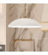 Kichler Delarosa Dome Pendant Ceiling Light Contemporary White Champagne Bronze 1x E27-4