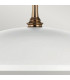 Kichler Delarosa Dome Pendant Ceiling Light Contemporary White Champagne Bronze 1x E27-6