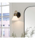 Kichler Farum Bathroom Wall Lamp Classic Black Champagne Bronze 3000K IP44 1x G9-2