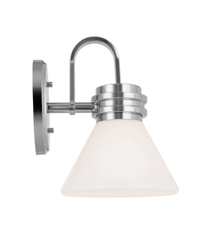 Kichler Farum Bathroom Wall Lamp Classic Polished Chrome 3000K IP44 1x G9-5