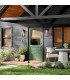 Kichler Hone Medium Outdoor Wall Lantern Classic Textured Black IP44 1x E27-5