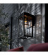 Kichler Hone Small Outdoor Wall Lantern Classic Textured Black IP44 1x E27-2