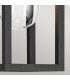 Kichler Hone Small Outdoor Wall Lantern Classic Textured Black IP44 1x E27-6
