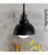 Kichler Niva Dome Wall Lamp Contemporary Black 1x E27-6