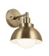 Kichler Niva Dome Wall Lamp Contemporary Champagne Bronze 1x E27-1