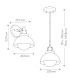 Kichler Niva Dome Wall Lamp Contemporary Champagne Bronze 1x E27-3
