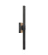 Kichler Nocar Large LED Outdoor Modern Wall Lamp Contemporary Textured Black 3000K IP44-1