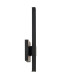 Kichler Nocar Medium LED Outdoor Modern Wall Lamp Contemporary Textured Black 3000K IP44-6
