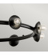 Kichler Palta Cylindrical Pendant Ceiling Light Contemporary Satin Black 9x E14-6
