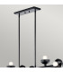 Kichler Palta Bar Pendant Ceiling Light Contemporary Satin Black 10x E14-4