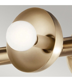 Kichler Palta Bar Pendant Ceiling Light Contemporary Champagne Bronze 10x E14-2