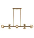 Kichler Palta Bar Pendant Ceiling Light Contemporary Champagne Bronze 10x E14-6