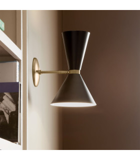 Kichler Phix Single Spotlight Contemporary Champagne Bronze Black 2x E27-2