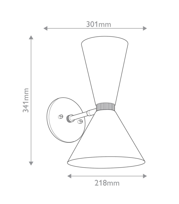 Kichler Phix Single Spotlight Contemporary Champagne Bronze Black 2x E27-3