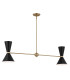 Kichler Phix Bar Pendant Ceiling Light Contemporary Champagne Bronze Black 4x E27-1