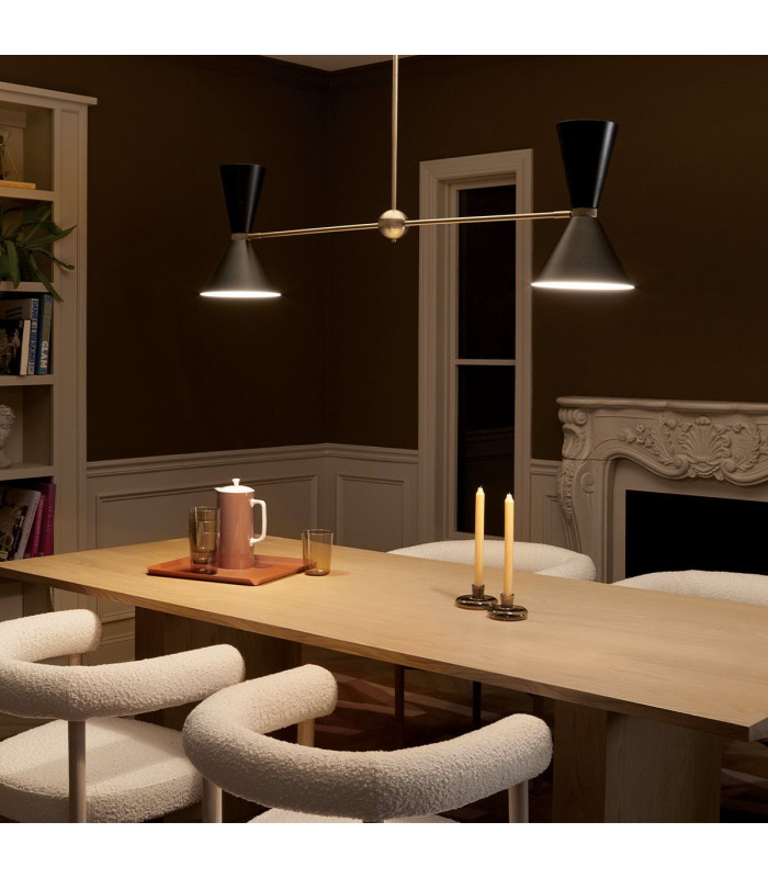 Kichler Phix Bar Pendant Ceiling Light Contemporary Champagne Bronze Black 4x E27-4
