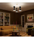 Kichler Phix Multi Arm Pendant Ceiling Light Contemporary Champagne Bronze Black 6x E27-2