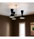 Kichler Phix Multi Arm Pendant Ceiling Light Contemporary Champagne Bronze Black 6x E27-4