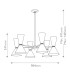 Kichler Phix Multi Arm Pendant Ceiling Light Contemporary Champagne Bronze Black 12x E27-3