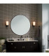 Kichler Solia Wall Lamp Contemporary Brushed Nickel Black 3000K IP44 1x G9-5