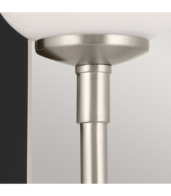 Kichler Solia Wall Lamp Contemporary Brushed Nickel Black 3000K IP44 1x G9-6