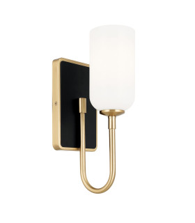 Kichler Solia Wall Lamp Contemporary Champagne Bronze Black 3000K IP44 1x G9-1