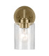 Kichler Winslow Wall Lamp Classic Natural Brass Glass Shade 1x E27-6