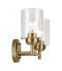 Kichler Winslow Wall Lamp Classic Natural Brass Glass Shades 2x E27-6
