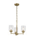 Kichler Winslow Multi Arm Pendant Ceiling Light Classic Natural Brass 3x E27-1
