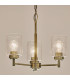 Kichler Winslow Multi Arm Pendant Ceiling Light Classic Natural Brass 3x E27-2