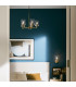 Kichler Winslow Multi Arm Pendant Ceiling Light Classic Natural Brass 5x E27-2