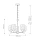 Kichler Winslow Multi Arm Pendant Ceiling Light Classic Natural Brass 5x E27-3