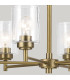 Kichler Winslow Multi Arm Pendant Ceiling Light Classic Natural Brass 6x E27-6
