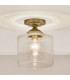 Kichler Winslow Bowl Semi Flush Ceiling Light Classic Natural Brass 1x E27-4