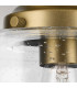 Kichler Winslow Bowl Semi Flush Ceiling Light Classic Natural Brass 1x E27-5