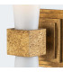 Kristy Candle Wall Lamp Contemporary Distressed Gold 1x E27-2