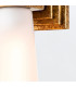 Kristy Candle Wall Lamp Contemporary Distressed Gold 1x E27-4