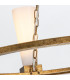 Kristy Cylindrical Pendant Ceiling Light Contemporary Distressed Gold 4x E27-5