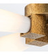 Kristy Multi Arm Semi Flush Ceiling Lamp Contemporary Distressed Gold 4x E27-4
