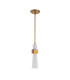 Kristy Slim Pendant Ceiling Light Contemporary Distressed Gold 1x E27-6