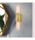 Marvele Up & Down Wall Lamp Contemporary Aged Brass 3000K IP44 2x G9-2