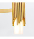 Marvele Multi Arm Pendant Ceiling Light Contemporary Aged Brass 6x E14-6