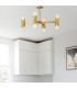 Marvele Multi Arm Pendant Ceiling Light Contemporary Aged Brass 8x E14-2