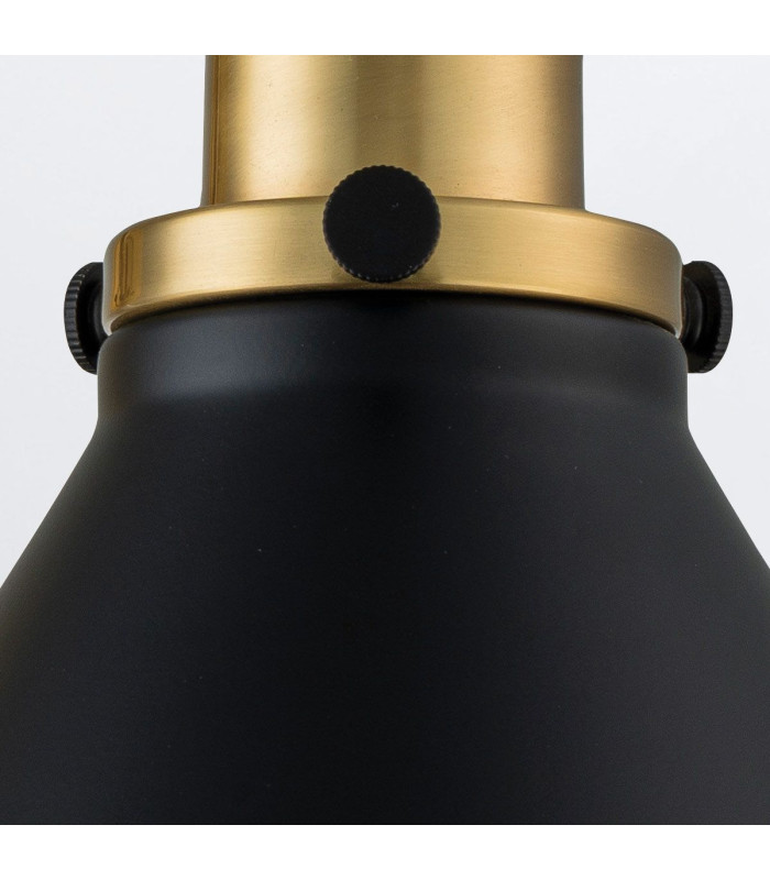 Provence Dome Wall Lamp Classic Aged Brass Matt Black 1x E27-5